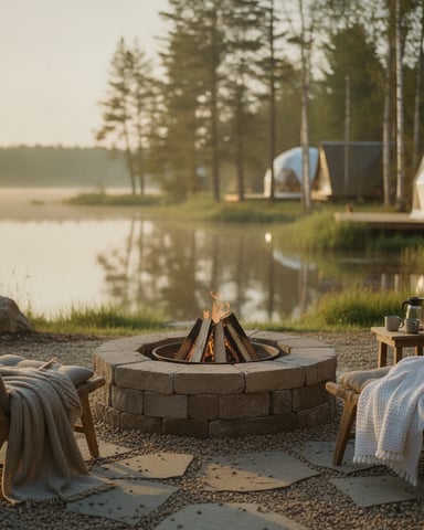 Private fire pit