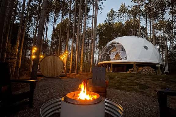 Löyly Luxury Dome | Michigan | Private Amenities - Image 1