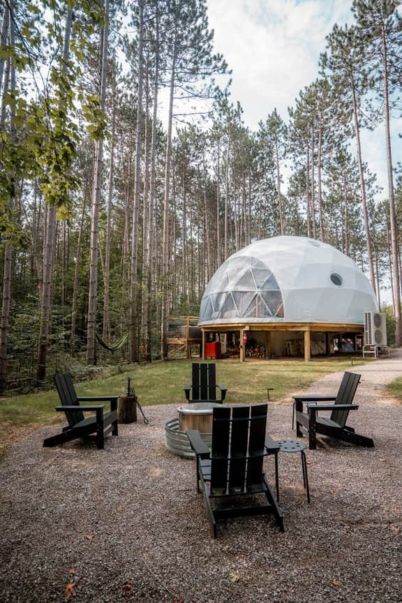 Aurora Luxury Dome | Michigan | Private Amenities
