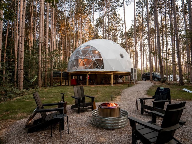 The Domes at Glamp Michigan