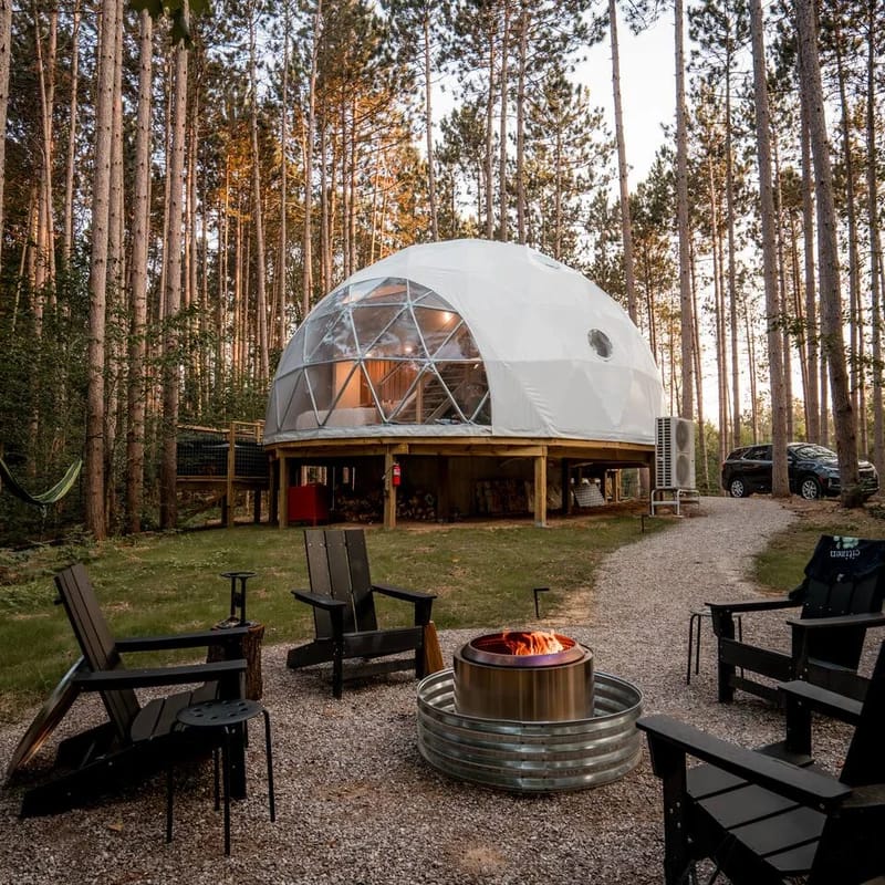 Aurora Luxury Dome | Michigan | Private Amenities